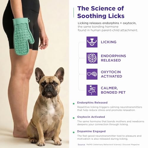 Lixy Pet LickMitt – Dual-Sided Calming & Grooming Mitt for Dogs and Cats – Human-Held Silicone Treat Mitt for Anxiety Relief, Bonding & Shedding – BPA-Free, Food-Grade, Easy Clean – Green - color: Green