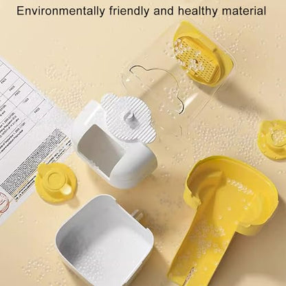 Pet Dog Cat Hanging Automatic Feeders Drinking Bowls, Auto Gravity Rabbits Feeder No Drip Water Set, Cage Pet Feeding Bowls Dispenser for Cats Dogs Puppy, Rabbit (Yellow) - color: Yellow