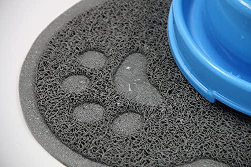 Petlike Pet Feeding Mat for Large Dogs and Cats, Non-Slip and Waterproof Large Dog Bowl Mat for Food and Water, Easy to Clean(Exclude Bowl…