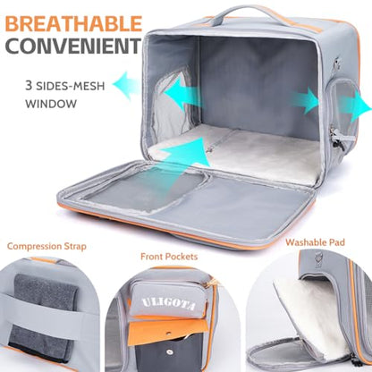 Backpacks for Pets Backpack Carrier for Cat and Small Dogs, Ventilated Dog Backpack Carrier | Airline Approved Cat Carrier | Cat Bag for Hiking Travel Camping Outdoor Use
