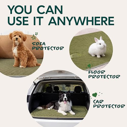 Washable Pee Pads for Dogs 23x35 – Reusable Puppy Pads for Pee Potty Training & Indoor Dog Potty – Nonslip & Large Waterproof Pet Mat, Whelping Pad - color: 1 Pee Pad