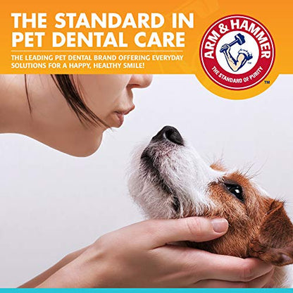Arm & Hammer for Pets Enzymatic Dog Dental Care Kit, Chicken Flavor Toothpaste with Baking Soda for Plaque, Tartar, and Bad Breath, Double-Sided Toothbrush and Finger Brush Included, 2.5 Oz - size: 2.5 Ounce (Pack of 1)