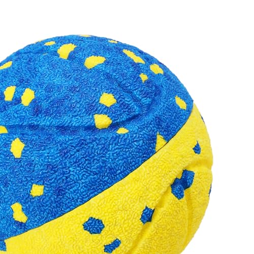 Replacement Shell for Smart Interactive Dog Ball – Durable E-TPU Outer Cover Blue+Yellow - color: Blue+Yellow Cover