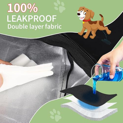 Dog Bed Covers Replacement Washable Waterproof Pet Bedding Cover with Durable Zipper, Large 42"X28"X4" Heavy Duty Dog Bed Liner for Indoor Outdoor, Easy to Clean - size: 42”L x 28”W x 4”H