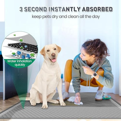 31"x47" Activated Charcoal Dog Pee Pads - 32 Count,Extra Large，Super Absorbent, Leakproof, Long-Lasting Odor Control, Ideal for Large Dogs and Potty Training Puppies - size: 31"x47"