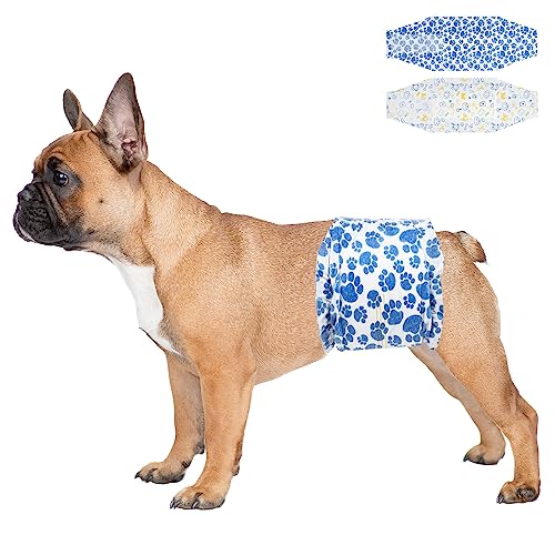 Dono Dog Diapers Male, Disposable Male Dog Wraps with Wetness Indicator, Leak-Proof Dog Belly Wraps, Rapid-Dry Gel Technology Doggie Puppy Diapers for Excitable Urination Incontinence, Small 60ct - size: Small