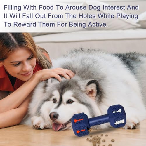Dog Chew Toys for Aggressive Chewers,Food Grade Non-Toxic Dental Pet Toy,Tough Durable Indestructible Dog Toys for XSmall Dogs.Blue（5IB-8IB） - color: Small 4.3IN Blue