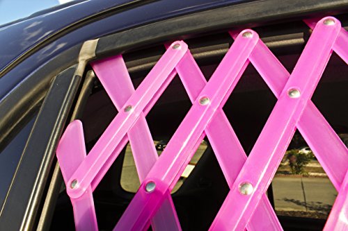 Zoie + Chloe Extra Large Car & Truck Window Pet Gate - color: Pink