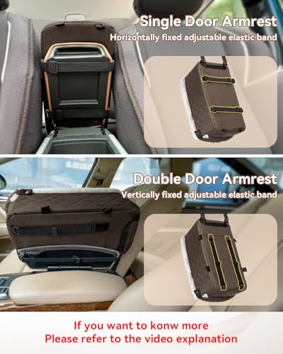 PETSFIT Center Console Dog Car Seat with Safe Protection Hooks, Pet Car Seat with Upgraded Safety Tethers, Washable Cushion, Console Dog Car Seats for Small Dogs (Coffee) - color: Coffee