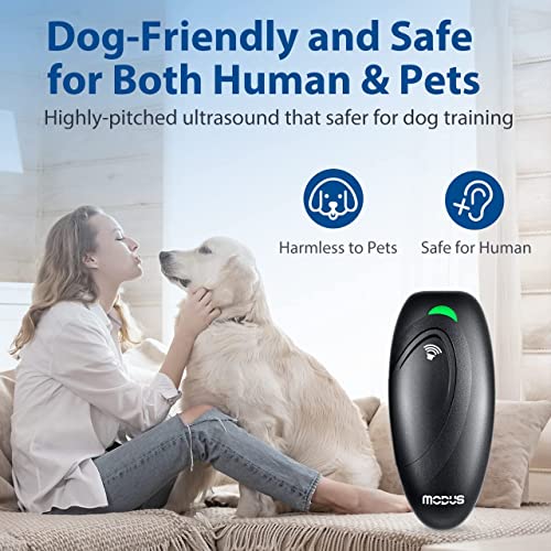 Dog Barking Control Devices 3 Modes Ultrasonic Dog Training and Anti-Barking Device Rechargeable Dog Barking Deterrent Devices,Alternative to Anti bark Collar,Barking Silencer Indoor and Outdoor - color: Black2 Dog Bark Deterrent Devices