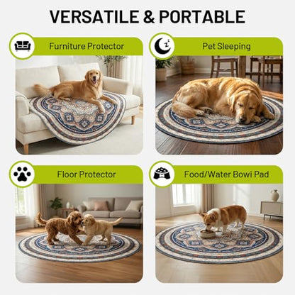 Washable Pee Pads for Dogs,2 Pack Super Absorbent Reusable Puppy Training Pads 32inch, Leak-Proof & Non-Slip,for Potty Training,Whelping,Crate & Playpen - size: 32x32in(Pack of 2)