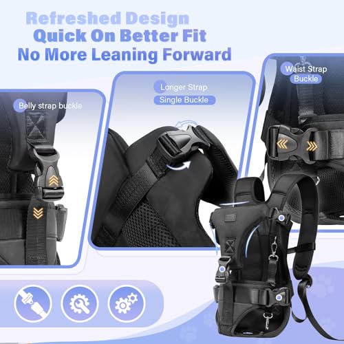 YUDODO Front Pet Carrier Backpack for Small Dogs, Secure and Breathable Mesh Travel Dog Carrier with Safety Belt, Ergonomic Support, Adjustable for Walking, Hiking (Black, M) - color: Black