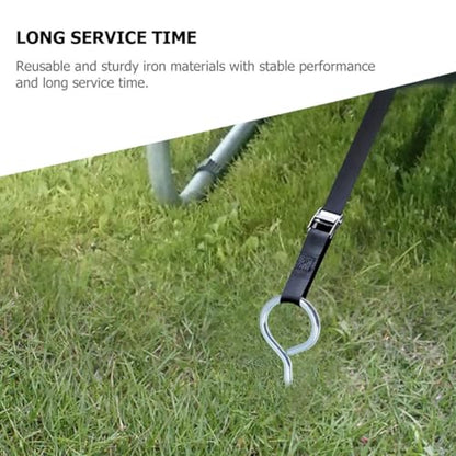 GLEAVI Dog Tie Out Stake Heavy Duty Spiral Ground Anchor Metal Stake for Large Dogs Outdoor Yard Pet Tether with Handle Sturdy Portable