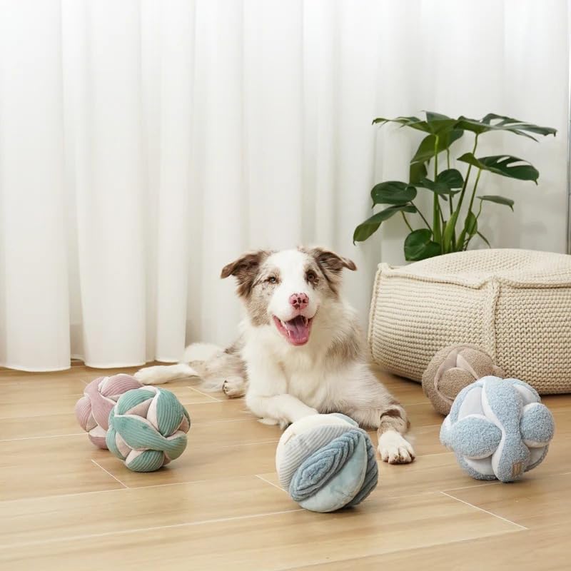 SWZEC Lambwolf Monti- Enrichment and Interactive Dog Toy | Puzzle Dog Toy - color: Blue