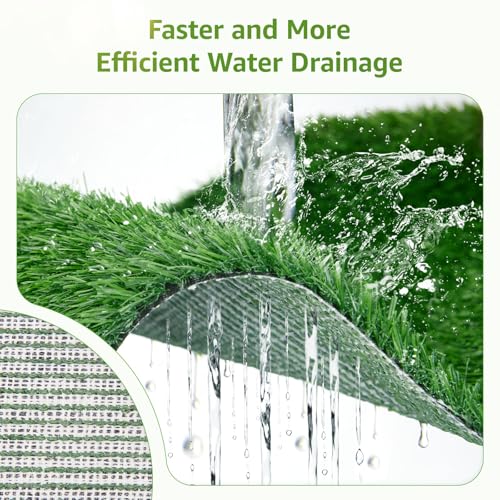 LOOBANI Dog Grass Pee Pads, Artificial Dog Grass Pads for Potty Tray, Fake Grass for Dogs to Pee On, Outdoor Indoor Pee Grass for Dog Potty(14*18 inch) - size: 14*18 inch