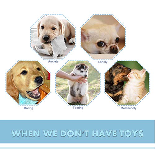 Dog Chew Toys , Teething Cotton Rope Toys for Puppy and Small Dog，Interactive Toys for Medium and Large dog - color: pink