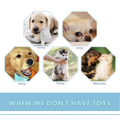 Dog Chew Toys , Teething Cotton Rope Toys for Puppy and Small Dog，Interactive Toys for Medium and Large dog - color: pink