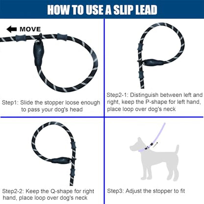 Hands Free Dog Leash Crossbody & Waist for Dog Walking, 13 ft 9-in-1 No Pull Heavy Duty Bungee Slip Lead Leash with 3 Padded Handles, Reflective & Tangle-Free for Large & Medium Dogs Black - size: 13 Ft