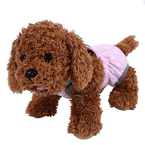 Zerodis 6 Different Size Dog Puppy Diaper Nappy, Physiological Sanitary Design Menstrual Suspender Color Rainbow Label Dog Puppy Diaper Nappy