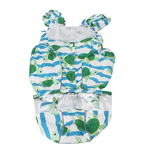 Breathable Dog Raincoat with Reflective Trim and Hood Lightweight Quick Clip Design for Small to Extra Large Breeds