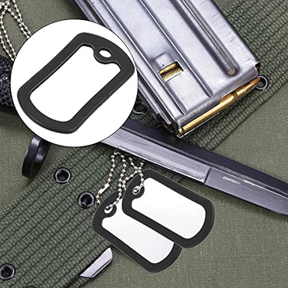 12pcs Dog Rubber tag Silencer Dog tag Cover id Silencer Silicone