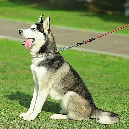 Dog Prong Collar, Adjustable Dog Training Collar with Quick Release Buckle for Small Medium Large Dogs (Silver, XL /4.0mmNeck: 20"-23'' Weight:90 lbs) - color: Silver, size: XL/4.0mm (Neck: 20"-23" Weight: 90 lbs)