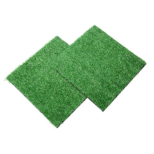 Fydun Fake Grass Pee, Dog Pad Artificial Breathable Soft Washable for Dogs Mat Puppy Trays Reusable Pet Potty Training Indoor Outdoor Ing and Easy to Clean L (S)