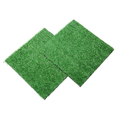 Fydun Fake Grass Pee, Dog Pad Artificial Breathable Soft Washable for Dogs Mat Puppy Trays Reusable Pet Potty Training Indoor Outdoor Ing and Easy to Clean L (S)