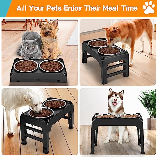 COMESOON 2 Pack 7.2" Stainless Steel Dog Bowls 50oz Thickened Durable Replacement Dog Food Bowls for Food and Water, Fit for COMESOON Bowl Stand DB-B01/DB-B03 - color: Stainless steel bowl