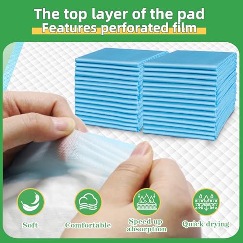 DEEP DEAR Dog Pads Extra Large 30"x36", 30-Count XXL Puppy Pads, Super Absorbent Pee Pads for Dogs, Disposable Bed Pads for Doggies, Puppies, Thicker X-Large Incontinence Pads for Dogs, Cats, Rabbits - size: Regular XXL: 30"x36"-30 Ct