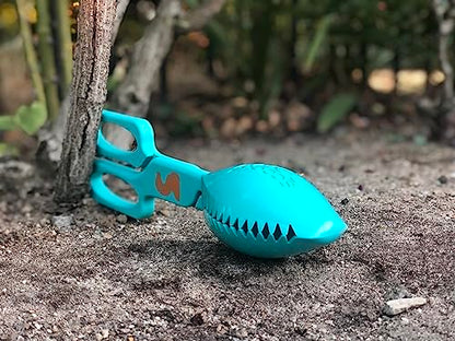Soft Grip Pooper Scooper, Dog Poop Clean Up Tool, Used with or Without a Poop Bag