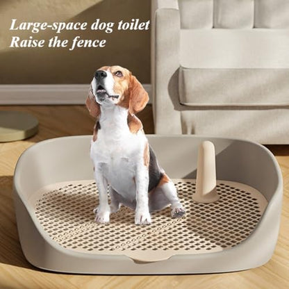 Dog Toilet Training Potty Tray, Reusable Training Pad Holder Pet Bedpan, Indoor Puppy Potty Trainer for Small Dogs Puppies and Small Animals 15.75''LX11.81''WX4.33''H (Purple) - color: Purple