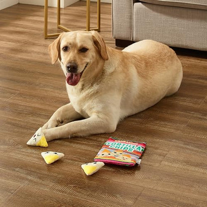 Outward Hound Snack Bag Tortilla Chips Puzzle Squeaky Dog Toys - color: Tortilla Chips