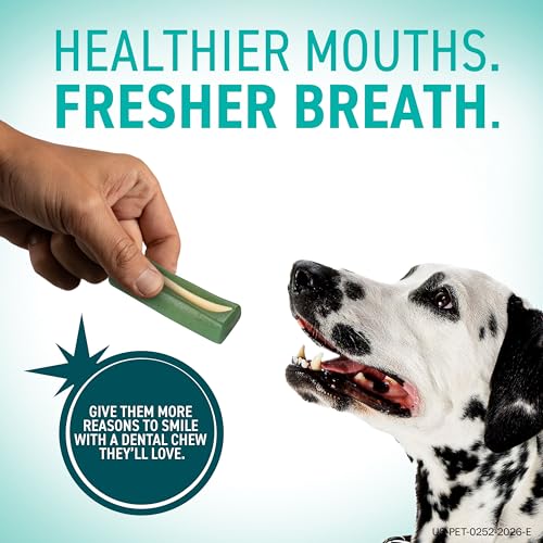 ORAVET Dental Chews for Dogs, Oral Care and Hygiene Chews (Large Dogs, Over 50 lbs.) Pink Pouch, 14 Count - size: 14 Count (Pack of 1)