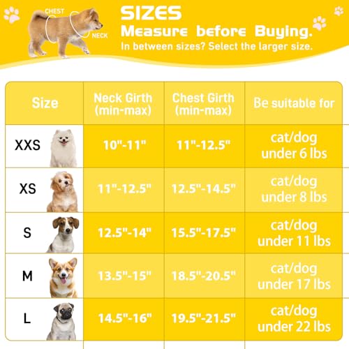 Soft Mesh Dog Harness and Leash Set, No Pull Puppy Harness and Leash Set, Reflective Step in Harness for Small Medium Dogs, Easy Walk Escape Proof Vest Harnesses (Yellow, XXS) - color: Yellow, size: XXS