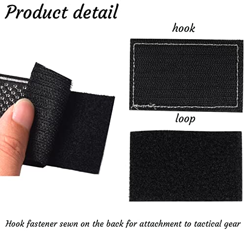 2 Pieces Do Not Pet Dog Patches with Hook Backing for Service Animal Vests, Harnesses - color: 2pcs, Do Not Pet