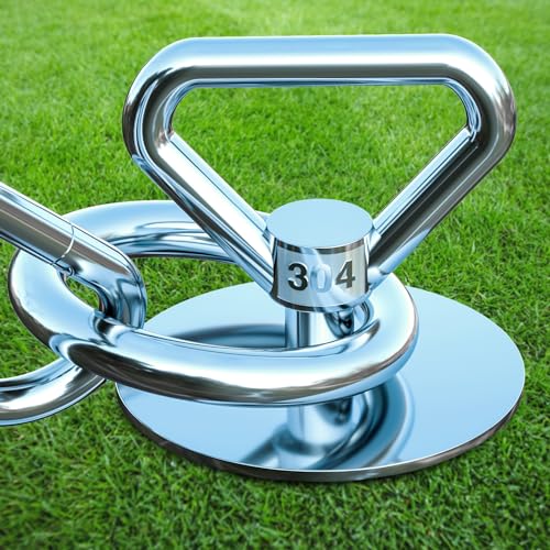 Dog Tie Out Stake,360° Swivel Runner for Yard,Run Anchors for Large up to 200 lbs,Leads for Yard Heavy Duty-Use Any Tie Out Cable or/Sand/Camping (Dog Stake) - size: dog stake (upgrade)