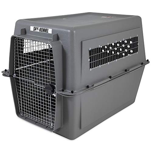 Petmate Sky Kennel, 48 Inch, IATA Compliant Dog Crate for Pets 90-125lbs, Made in USA & 290300 Kennel Travel Kit for Pets