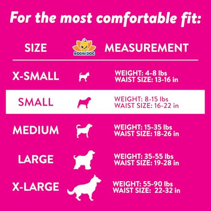 Bodhi Dog Disposable Female Dog Diapers - Super Absorbent Dog Diapers for Female Heat Cycle - Adjustable Fit Pee Wraps for Potty Training, Moisture Control & Wetness Indicator - Extra Small (20 Count) - size: X-Small (Pack of 20)