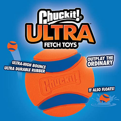Chuckit! Ultra Ball Dog Toy, Balls for Dogs to Fetch, Durable Rubber, Small 2-inch, Pack of 2 - size: Small (2 Pack), style: Ultra