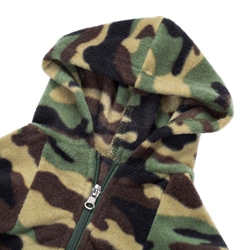 Camo French Bulldog Clothes Dog Hoodie Sweatshirts with Pockets for Small Dogs Puppy Chihuahua Coat Clothing Pet Cat Hoodie Fleece Dog Sweaters Costume - color: Camo, size: XS