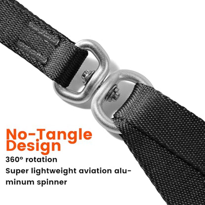 HOWGO Double Dog Leash,Tangle-Free 360 Swivel(MintGreen, Pro S-M w.Handle) | Individually Adjustable Length, Double Padded Handles,Aviation Aluminum Hooks,Durable Nylon,No-Tangle Walking,All Breeds - color: MintGreen, size: Pro S/M Handle