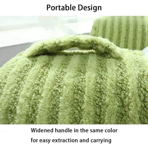 Warm Nest Bed, Soft Cozy Pet Cave with Removable Cushion, Non-Slip Washable Soft Slipper Cave for Small and Medium Pets (Green, Large) - color: Green, size: Large