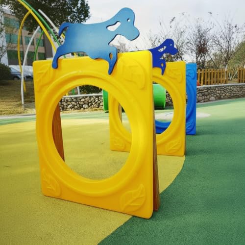 Dog Agility Equipment for Outdoor Training - Agility Hurdles & Obstacle Course Backyard Set, Pet Tunnel 180 * 100 * 110cm - style: Pet Tunnel 180*100*110cm