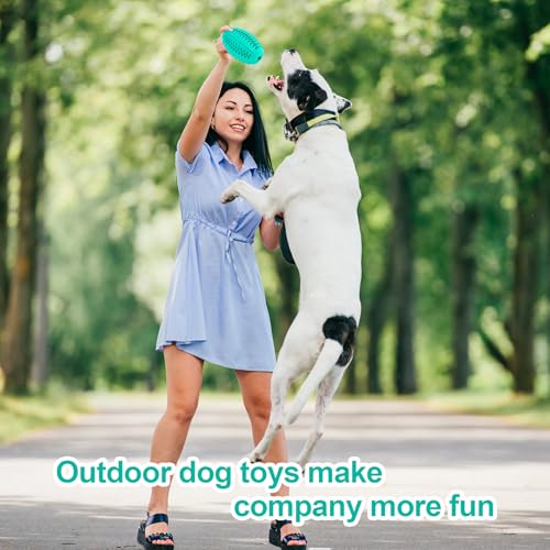 Squeaky Dog Balls for Aggressive Chewers, Indestructible Squeaky Toys for Large Dogs, Treat Dispensing Toys Interactive, Treat Toy Ball, Super Chewer Toy Large Breed
