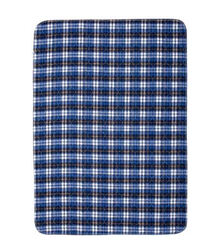 Non-Slip Bed Pads for Incontinence Washable 36" x 72",Waterproof Bed Pads,Adult Washable Incontinence Bed Pads for Adults,Dog,Kids - color: Blue, size: 36" x 72" | 1 Pack