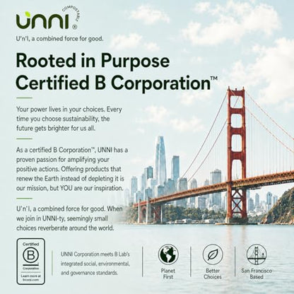 UNNI Compostable Trash Bags, 13 Gallon / 49.2 Liter, 100 Count, Extra Thick 0.9 Mil Tall Kitchen Food Scrap Bin Liners, Certified by BPI, CMA & OK compost HOME, Meets the ASTM D6400 Standard - size: 100 Count (Pack of 1), style: 13 Gallon