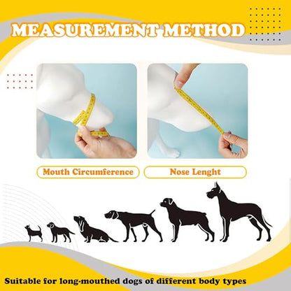 PetnBeyond Silicone Basket Dog Muzzle - for Small, Medium, and Large Dogs - Soft Cage Muzzle to Prevent Biting, Chewing, and Barking - for Grooming, Training - Breathable Humane (Large) - size: Large
