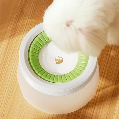600ml Spill Proof Dog Water Bowl,Water Bowl for Cats no Spilling,Slow Drinking Water Dispenser for Dogs and Cats to Prevent Their Mouths Wet When Drinking, Splash-Proof, Anti-Play