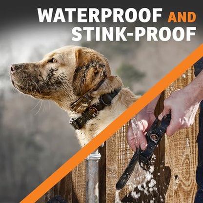 SportDOG Rugged Utility Collar – Waterproof and Stink-Proof – Premium Soft-Touch Material – Stress-Tested, Durable Hardware – Silicon Strap Keeper – Black – Medium - color: Black, size: Medium